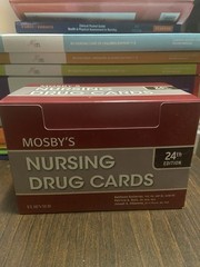 MOSBY’S Nursing Drug Cards 24th Edition
