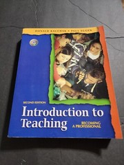 Introduction to Teaching : Becoming a Professional by Paul D. Eggen and…