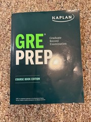 Kaplan GRE Prep Course Book (2021 Edition)