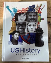 US History Interactive Textbook – Savvas Learning – Hardcover Book – 2022