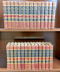 Funk and Wagnall’s New Encyclopedia Complete 27 Volume Set 1979 Red and Black