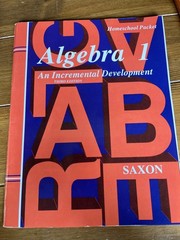 Saxon Algebra 1 Ser.: Algebra 1 by John H. Saxon Jr. (1998, Trade Paperback)