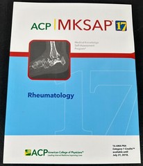 ACP MKSAP (R) 17 Rheumatology Medical Book ISBN: 978-1938245244