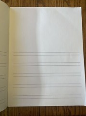 Draw and Write Notebook : With Wide Double Lines by Jan Z. Olsen Very Good Con..