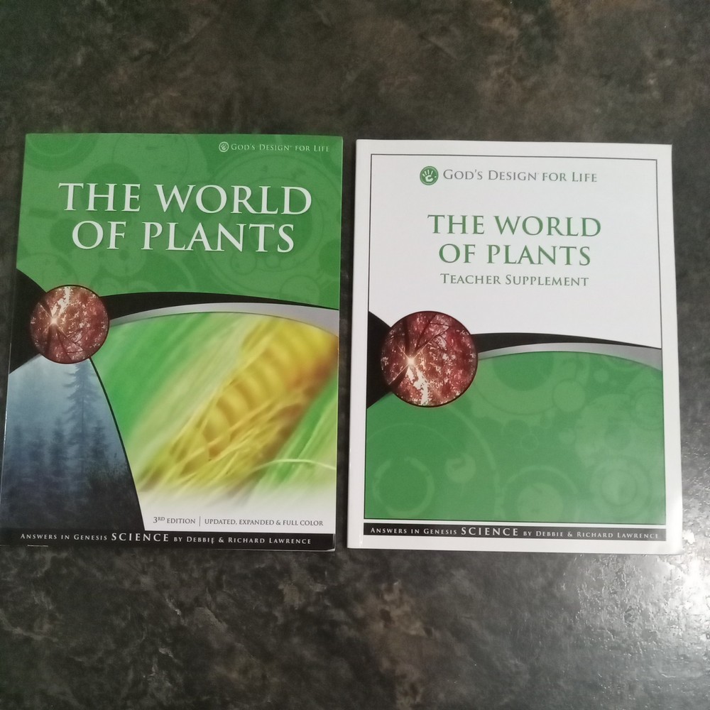 World Of Plants God’s Design For Life Homeschool Science AIG 3 Student Teacher