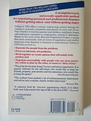 Getting To Yes: Negotiating Agreement Without Giving In, 2nd Edition 1991 PB, VG