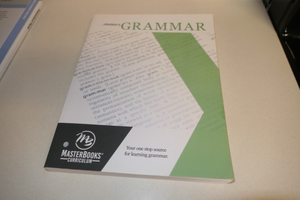 Jensen’s Grammar Masterbooks Curriculum Paperback