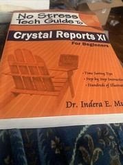 NO STRESS TECH GUIDE TO CRYSTAL REPORTS XI: FOR BEGINNERS By Indera Murphy *VG+*