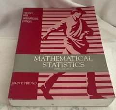 Mathematical Statistics 5th Edition John E Freund Prentice Hall Int’l Paperback