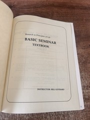 Research in Principles of Life Basic Seminar Textbook 1981 Hardcover –