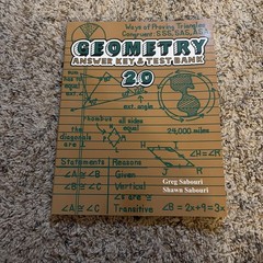 TEACHING TEXTBOOKS GEOMETRY 2.0 MATH GRADE 10 SET- SEE Photos for details