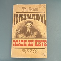 Arthur Benjamin The Great International Math on Keys Book PB Revised 1976 96p