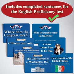 US Citizenship Flash Cards 2025 to study for the Naturalization test…
