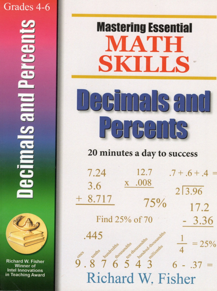 richard w fisher math skills decimals/percents grade 4-6