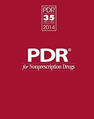 PDR for Nonprescription Drugs 2014 Hardcover PDR Staff