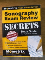 AART Sonography Exam Review Secrets Study Guide Sonography Review Book