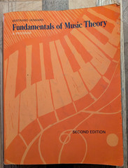 Fundamentals of Music Theory Bertrand Howard 2nd Ed Oversized Workbook 1970s