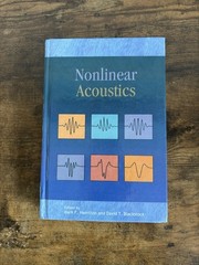 Nonlinear Acoustics by David T. Blackstock and Mark F. Hamilton (Hardcover)…