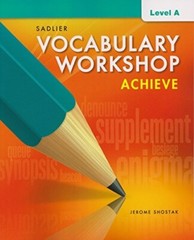 SADLIER VOCABULARY WORKSHOP ARCHIEVE – LEVEL A / Jerome Shostak