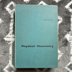 Physical Chemistry by Hutchinson Hardcover Textbook Physical Chemistry Subject