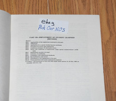1977 Child Labor Requirements Dept of Labor + Employment of Student Learners