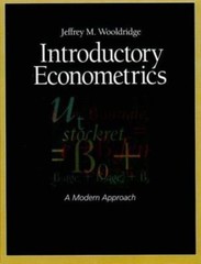 Introductory Econometrics: A Modern Approach – 0538850132, Wooldridge, hardcover