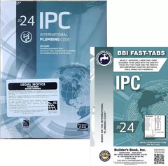 IPC 2024 Code with BBI Fast Tabs And IPC 2021 Paperback ,Free Shipping