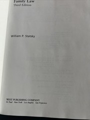 Family Law by William P. Statsky