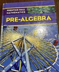 Prentice Hall Mathematics Pre-Algebra Student Edition Hardcover 2009