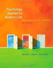 Psychology Applied to Modern Life: Adjus- 9781111186630, hardcover, Wayne Weiten