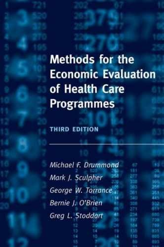 Methods for the Economic – Paperback, by Drummond Michael F.; – Acceptable
