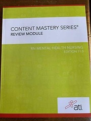RN Mental Health Nursing Review Module -Edition 11.0- 2019 – Paperback – GOOD
