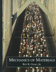 Mechanics of Materials Hardcover Roy R. Craig