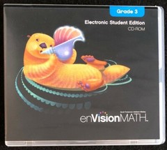 3rd Grade enVision ELECTRONIC STUDENT EDITION CD-ROM – Hard Case (2010, Pearson)