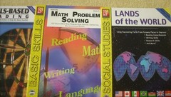 3 Remedia Publications books Skills Based reading Math Problem Solving Lands of