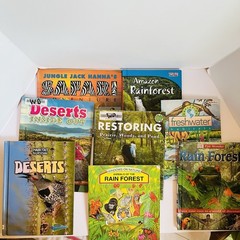 8 Habitat Ecosystem Books Lot DK Rain Forest Desert Science Kids Grade 2-6