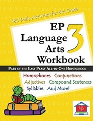 EP LANGUAGE ARTS 3 WORKBOOK By Tina Rutherford & Lee Giles **BRAND NEW**