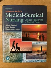 Pearson LeMone & Burke’s Medical-Surgical Nursing Seventh Ed Bauldoff Hardcover