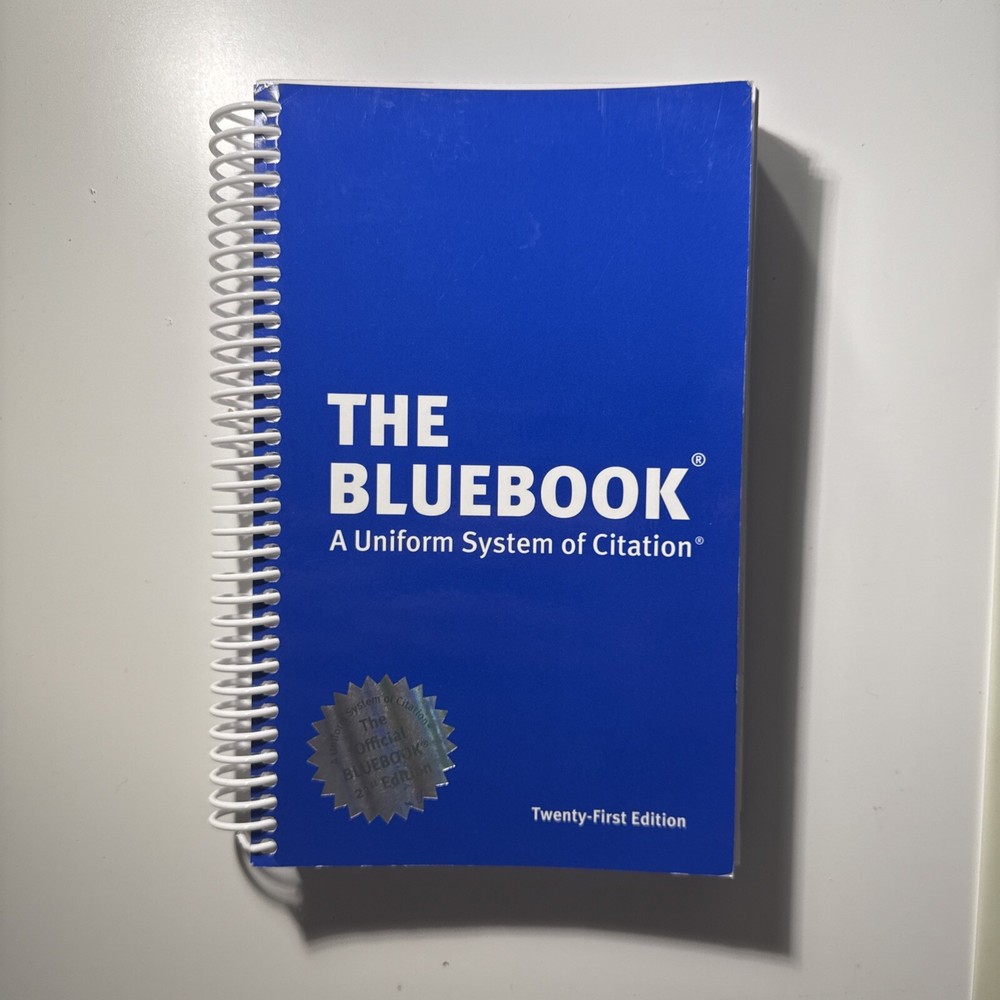 Bluebook : A Uniform System of Citation by Columbia Law Review Twenty-First Ed.