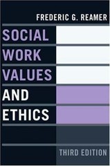 Social Work Values and Ethics by Reamer, Frederic G.