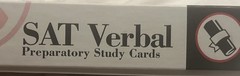 VIS-ED SAT Verbal Preparatory Study Cards Complete Boxed Set 1000 Cards New ISBN