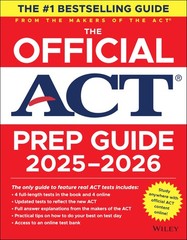 The Official ACT Prep Guide 2025 – 2026: Book + Online Course