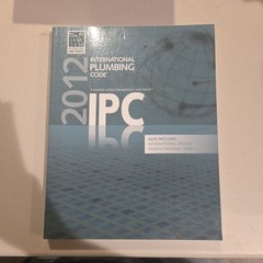IPC International Plumbing Code 2012 PB Private Sewage Disposal ICC