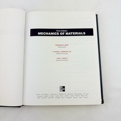 Mechanics of Materials Third Edition by Johnston E. Russell, Ferdinand P. Beer