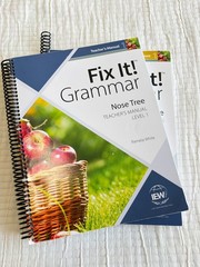 Fix It! Grammar Nose Tree Level 1 Teacher Manual & Student Book IEW Set