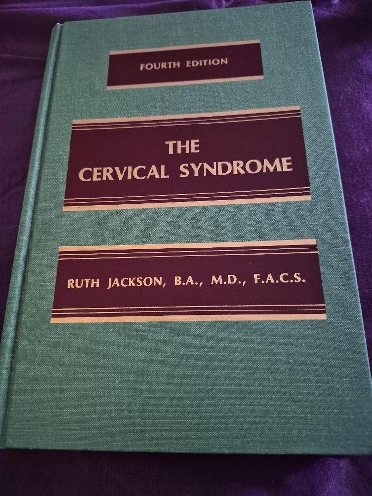 Cervical Syndrome by Ruth Jackson (1978, Hardcover)