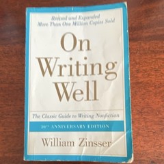 On Writing Well 30th Anniversary Edition Paperback, William Zinsser, Collins