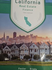 California Real Estate Principles, 10.1 Edition