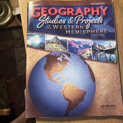 Abeka Geography Studies and Projects Fourth Edition Activity Book Teacher Key