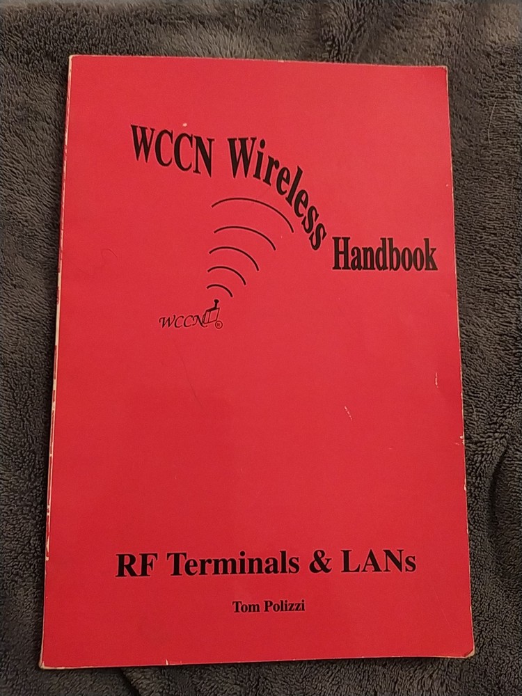 VINTAGE WCCN WIRELESS HANDBOOK RF TERMINALS LANS NETWORKING COMPUTER HISTOR 1993